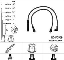 Ngk 0604 - Juego de cables de encendido