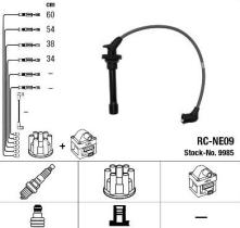 Ngk 9985 - Juego de cables de encendido para Nissan Micra